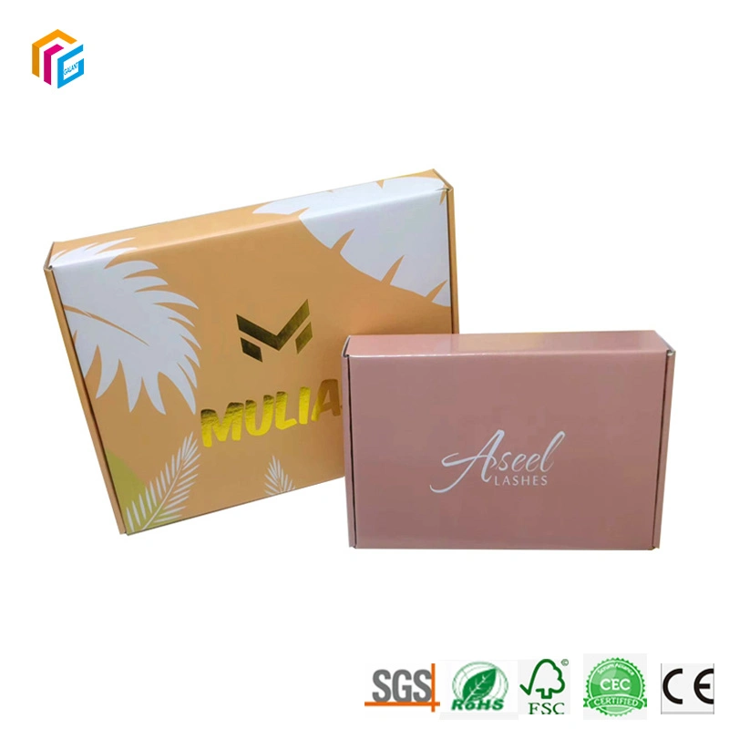 Personalized Logo Print Garment Underwear Apparel Packaging Luxury Corrugated Cardboard Cartons Shipping Mailer Box