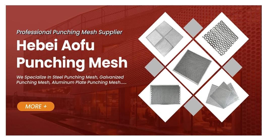 Aofu Wiremesh Micro Perforated Metal Manufacturers Good Air Permeability Zinc-Plated Perforated Metal China 1200*2400mm Mesh Decorative Expanded Aluminum Mesh