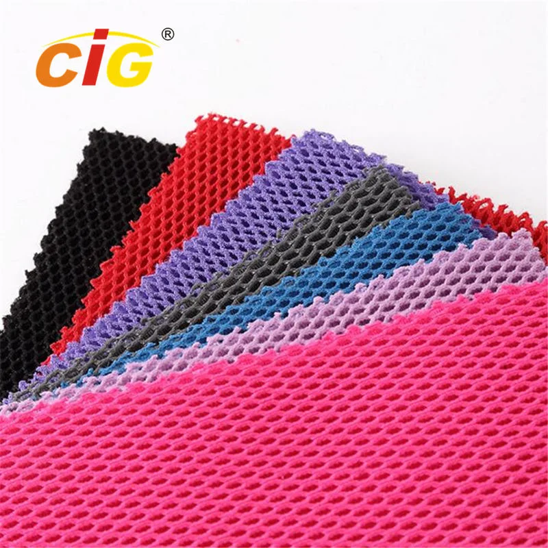 Soft 3D Spacer Sandwich Polyester Air Mesh Fabric for Office Chair Car Seat Shoes