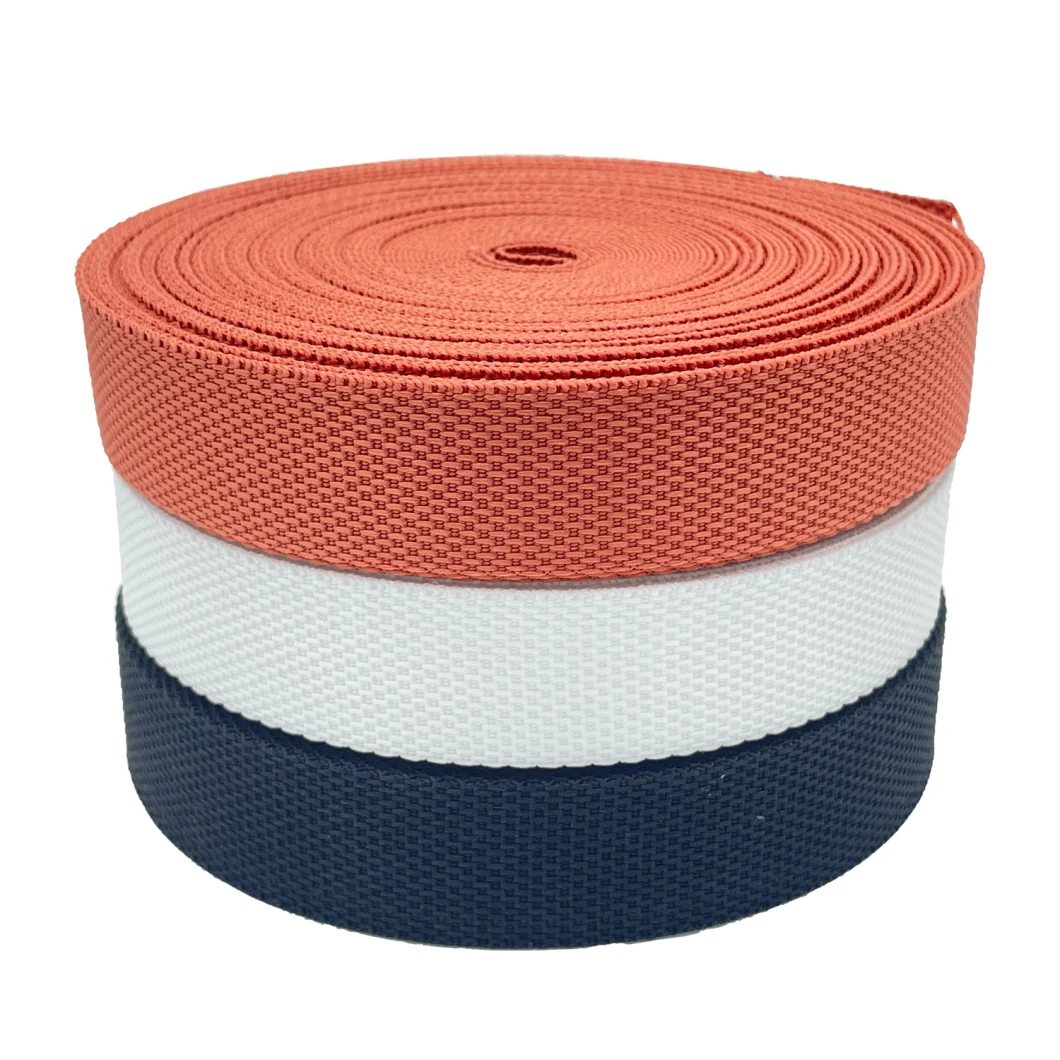 Jacquard Woven Flat Tape Nylon/Cotton/PP/Polypropylene Polyester Webbing for Shoes Accessories/Clothing Accessories/Home Textile/Bag/Climbing Band/Luggage Strap